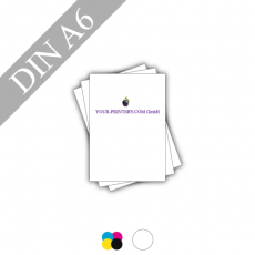 Flyer | 300g Bilderdruckpapier weiss | DIN A6 | 4/0-farbig